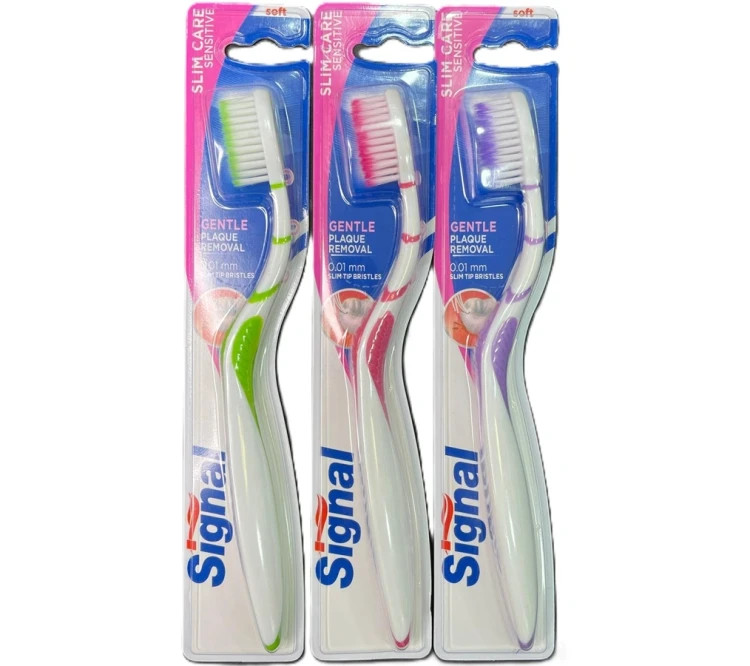 مسواک نرم سیگنال مدل slim care sensitive