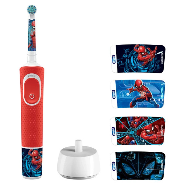 مسواک برقی بچگانه اورال بی مدل SPIDER-MAN به همراه کیف مسافرتی